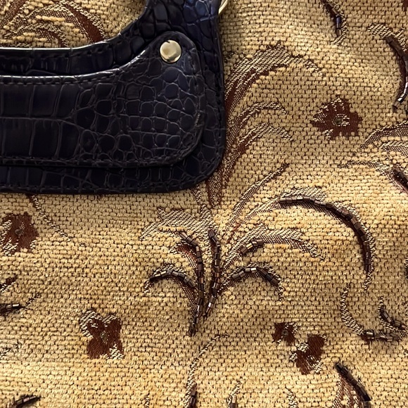 NWT Gold Mine Tote from Bueno shoulder bag purse Tan Cream Brown - Picture 17 of 17